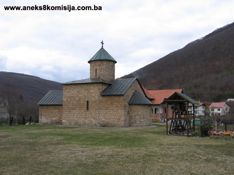 Srpski pravoslavni manastir Rmanj sa ostacima originalnih fresaka u Martinbrodu, historijska građevina - mjesto i ostaci graditeljske cjeline
