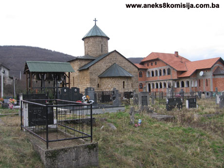 Srpski pravoslavni manastir Rmanj sa ostacima originalnih fresaka u Martinbrodu, historijska građevina - mjesto i ostaci graditeljske cjeline