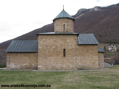 Srpski pravoslavni manastir Rmanj sa ostacima originalnih fresaka u Martinbrodu, historijska građevina - mjesto i ostaci graditeljske cjeline