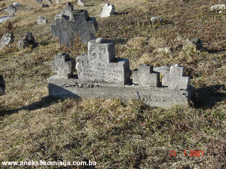 Nekropola sa stećcima u zaseoku Moconje (u Gornjem Šljivnu) i Pravoslavno groblje na Stražbenici, selo Šljivno na Dobrinji, historijsko područje
