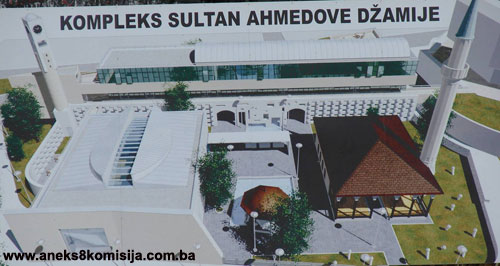 Sultan-Ahmedova džamija i medresa, graditeljska cjelina