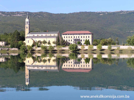 Franjevački samostan i crkva Uznesenja Blažene Djevice Marije u Šćitu, kulturni pejzaž i područje