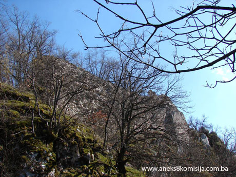 Stari grad Kamengrad, historijsko područje