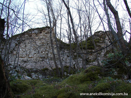 Stari grad Kamengrad, historijsko područje
