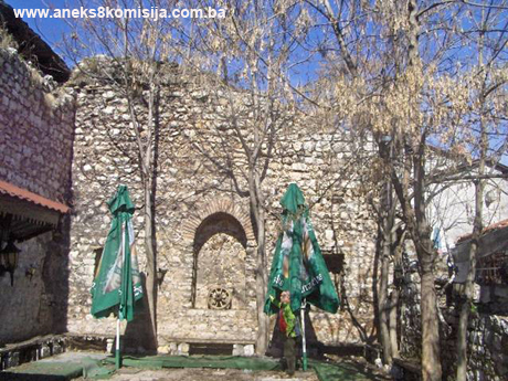 Firuz-begov hamam, mjesto i ostaci historijske građevine