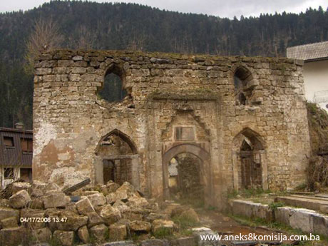 Mir-Muhamedova (Mehmed i Mustajbegova) džamija, mjesto i ostaci graditeljske cjeline