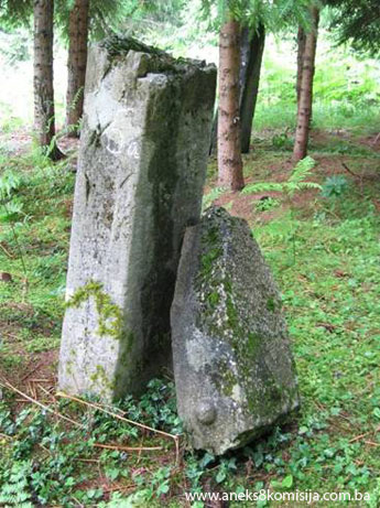 Nekropole sa stećcima, nišanima, obeliskom i ostacima ckve sv. Roka u Bakićima Donjim, prirodno i historijsko područje