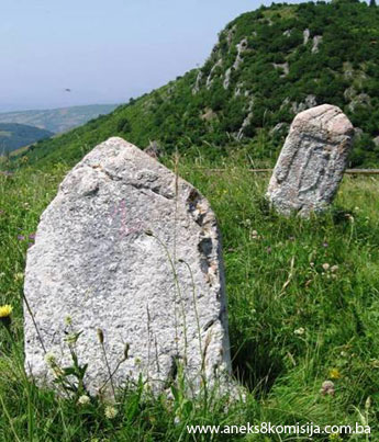 Nekropole sa stećcima i nišanima Grčko groblje/Svatovsko groblje (Greblje) u selu Donji Močioci, općina Stari Grad, prirodno i historijsko područje