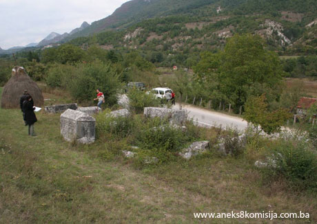 Nekropola sa stećcima u Glavatičevu, lokalitet Gajine, historijsko područje