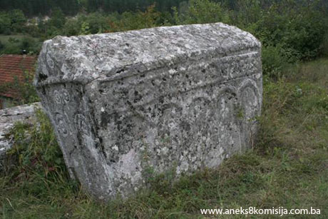 Nekropola sa stećcima u Glavatičevu, lokalitet Gajine, historijsko područje
