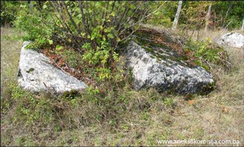 Nekropola sa stećcima Gradić u Odžacima, historijsko područje