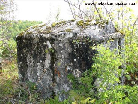 Nekropola sa stećcima Gradić u Odžacima, historijsko područje