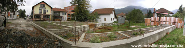 Trzanska  (Alibegova, džamija na Trznju) džamija sa haremom, mjesto i ostaci graditeljske cjeline