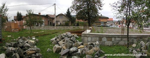 Trzanska  (Alibegova, džamija na Trznju) džamija sa haremom, mjesto i ostaci graditeljske cjeline