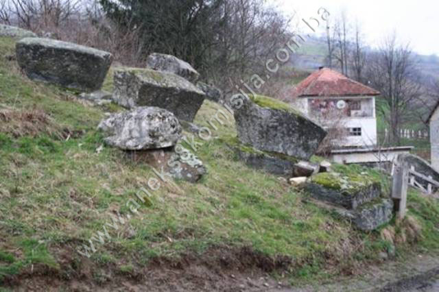 Nekropola sa stećcima Opara, povijesno područje