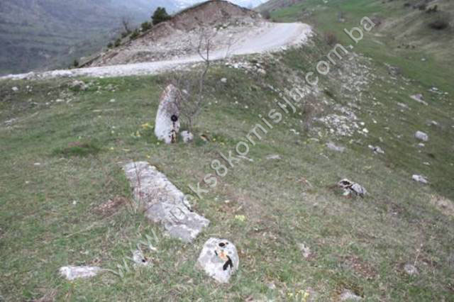 Nekropole sa stećcima, starim nišanima i ostaci srednjovjekovne građevine na lokalitetu Dolovi, selo Umoljani, prirodno i historijsko područje