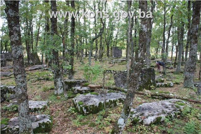Prahistorijski tumulus i nekropola sa stećcima Grebnice – Bunčići u selu Radmilovića Dubrava, povijesno područje