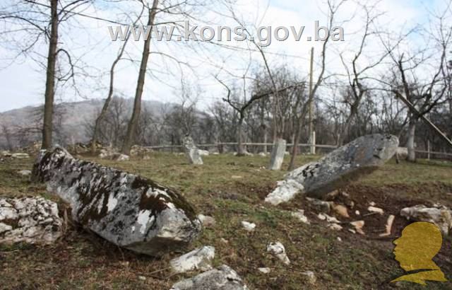 Stećak i staro muslimansko groblje u Mrkovićima, historijsko područje