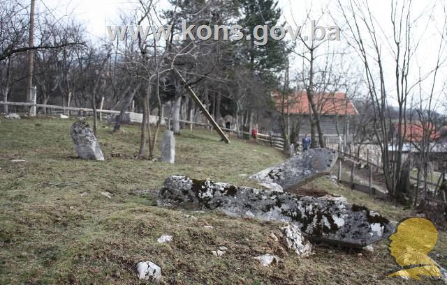 Stećak i staro muslimansko groblje u Mrkovićima, historijsko područje