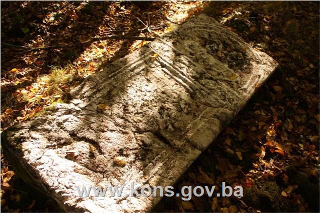 Nekropola sa stećcima i četiri kasnoantička nadgrobnika na lokalitetu Mramor (Crkvina) u Vrbici, historijsko područje