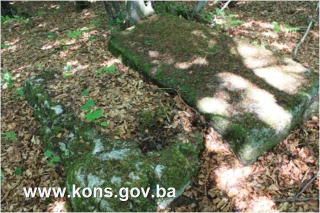 Nekropola sa stećcima, nišanima i krstačama u Gornjoj Bradini, historijsko područje