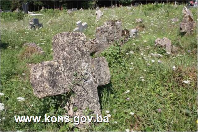 Nekropola sa stećcima, nišanima i krstačama u Gornjoj Bradini, historijsko područje