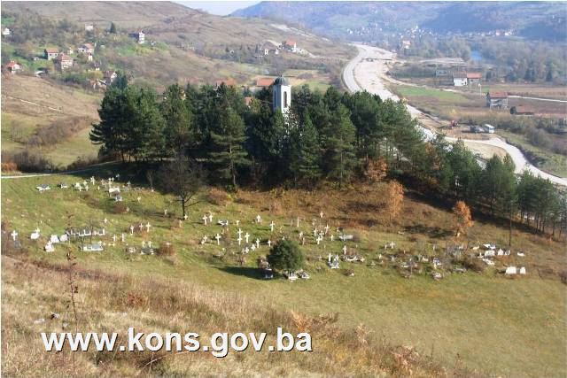 Glavica u Bilješevu, historijsko područje