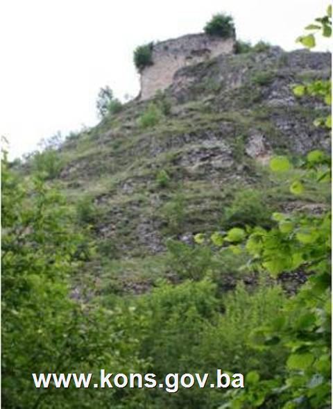Stari grad Komotin, historijsko područje
