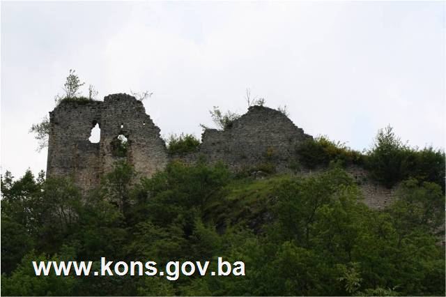 Stari grad Komotin, historijsko područje