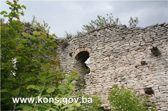 Stari grad Komotin, historijsko područje