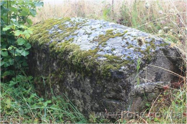 Nekropola sa stećcima na lokalitetu Brdo (Križ) u Deževicama, historijsko područje