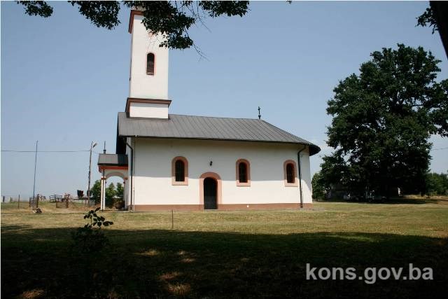 Filijalni hram Sv. apostola Petra i Pavla u Grbavcima, historijska građevina