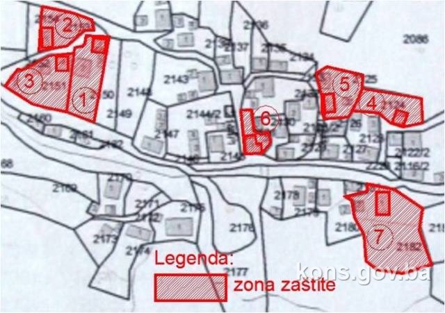 Sedam kuća u selu Vranci – selu srednjovjekovnih rudara i kovača, grupa građevina