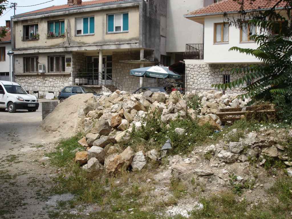 Hamam na Ćupriji, mjesto i ostaci historijske  građevine