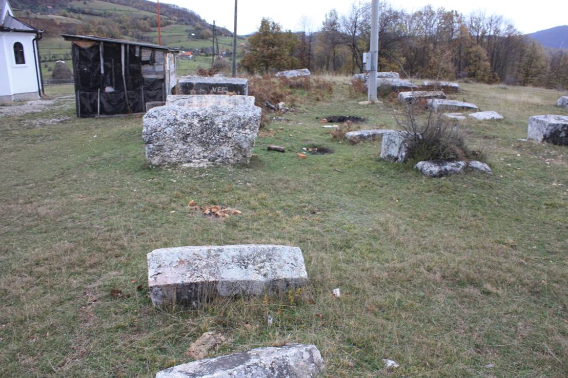 Nekropola sa stećcima Trnovo 1, historijsko područje