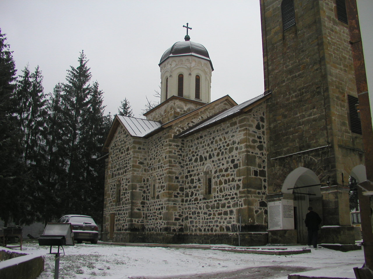 Manastir Ozren sa freskama, graditeljska cjelina